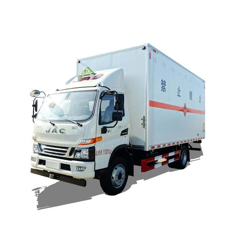 JAC 4*2  blasting equipment van cargo truck for sale Thumbnail