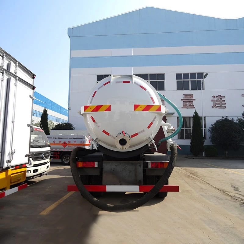 SINOTRUK 6*4 new or used 20CBM sewage suction truck Oblique Back Plot