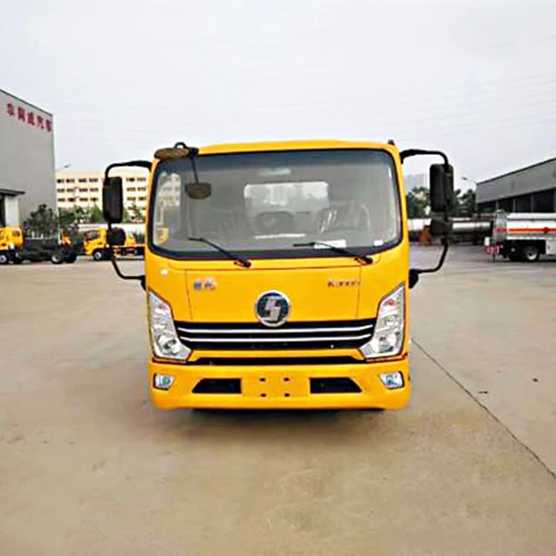 Shacman 4Ton Road Wrecker Towing Truck With Crane Front View  