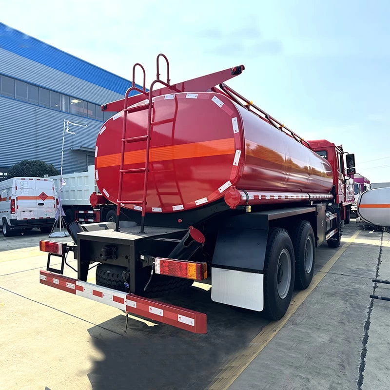 Shacman 20m3 Mobile LPG Gas Tanker LPG Fuel Tank Truck Price Oblique Back Plot