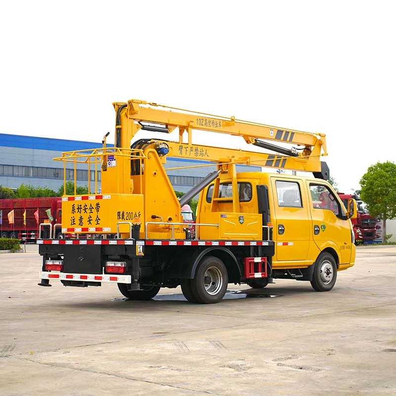 DongFeng 4x2 25m Aerial Working Platform truck Oblique Back Plot