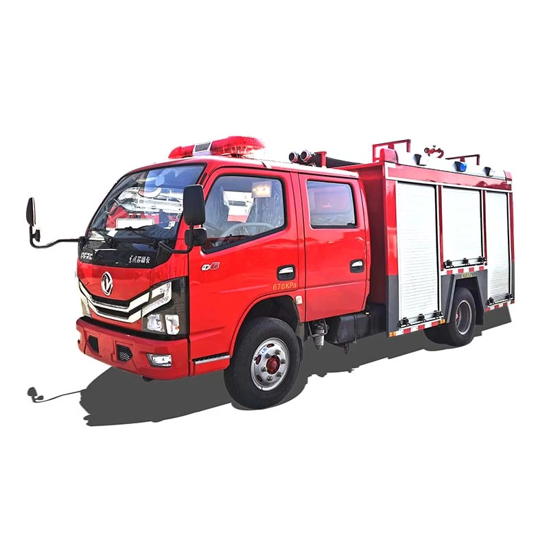 Dongfeng 4x2 2500 liter fire fighting truck Thumbnail