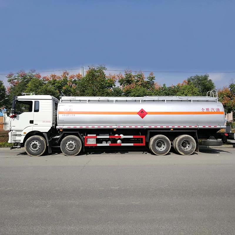 Shacman 8X4 30000L Oil tank transport truck Front Side View