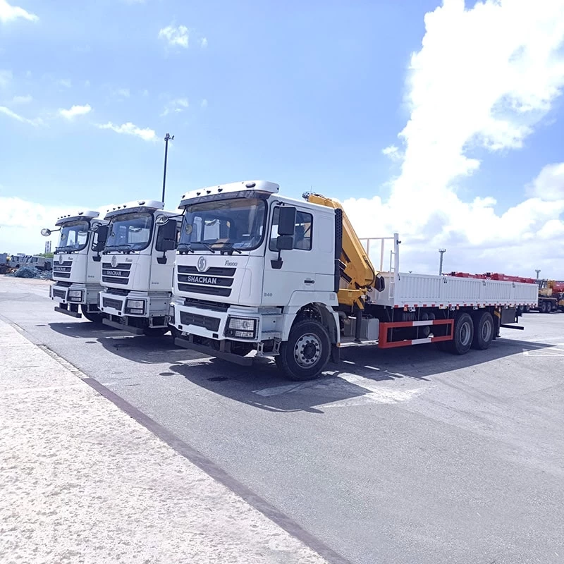 China Factory Shacman 12 tons Hydraulic Mobile Truck Crane
Oblique Front View