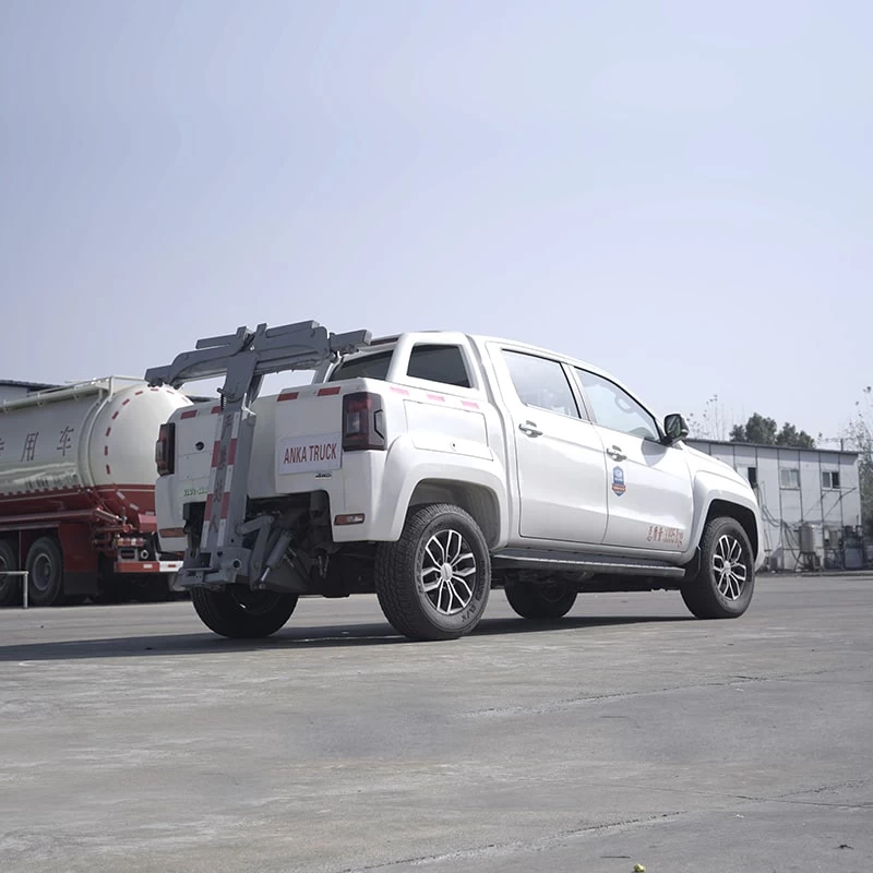 JMC underground parking pickup tow trucks wreckers Oblique Back Plot