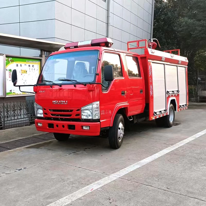ISUZU 3000L Water Tank Fire Fighting Rescue Truck for Sale
Oblique Front View