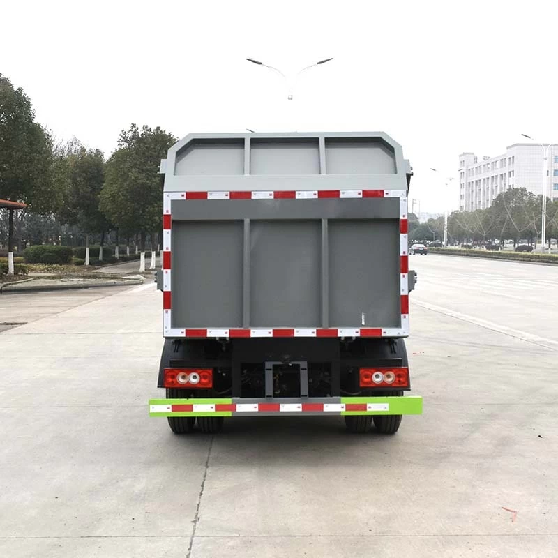 FOTON waste collection vehicle side loader garbage truck Back Image 