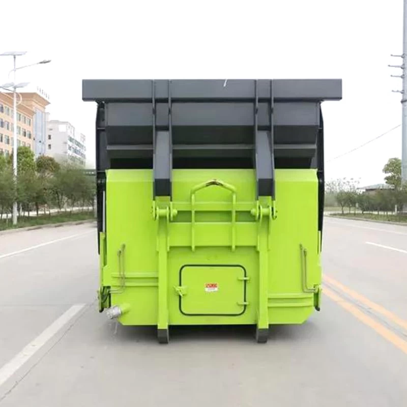 20cbm mobile compressed garbage station hook up garbage trucks Front View
