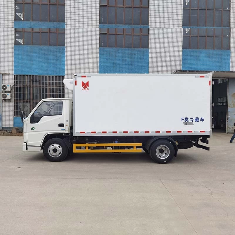 JMC 4x2 refrigerated box 16m3  small refrigerated trucks Front Side View