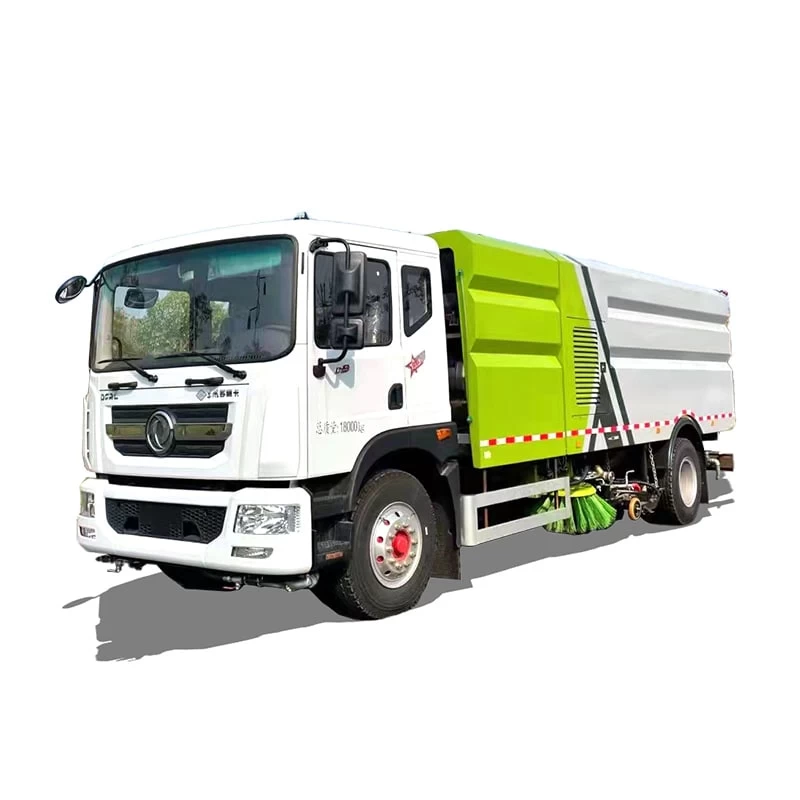 Dongfeng cheap price 4*2 6 wheels road sweeper truck thumbnail