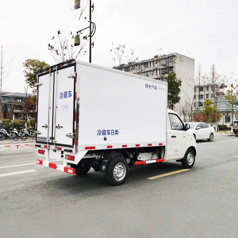 Foton 4x2 freezer Refrigerator Truck transport vegetable Back Image