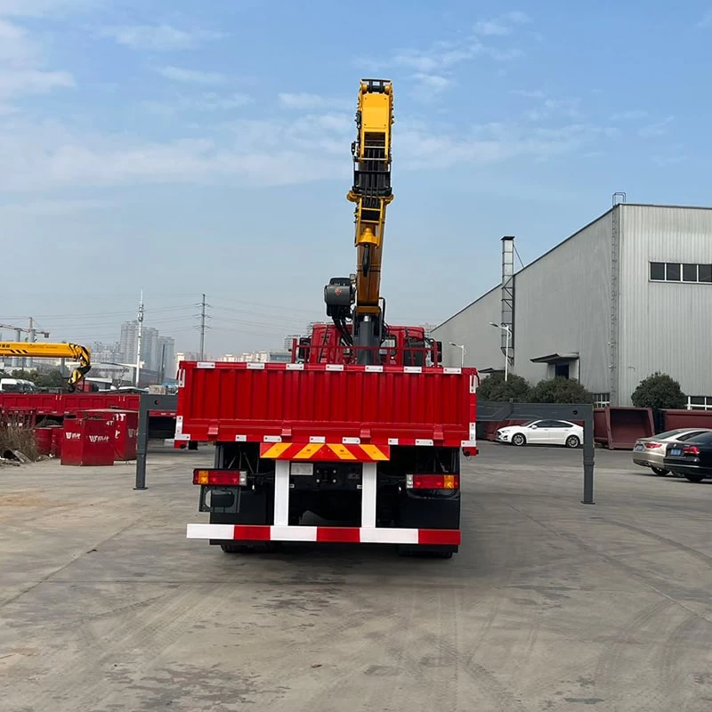New or Used Shacman 20 Ton Truck Mounted Crane for Sale Back Image