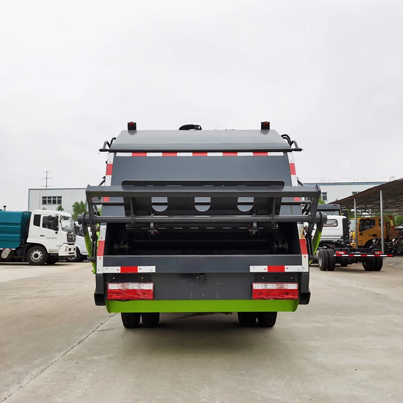 JAC 4*2 6m3 garbage collect garbage compactor truck Back image 