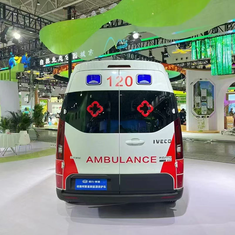 Export Iveco Electric Monitoring Ambulance for Sale Back Image
