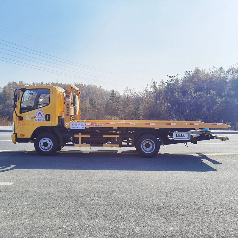 Faw 5 6 tons wrecker tow truck Front Side View