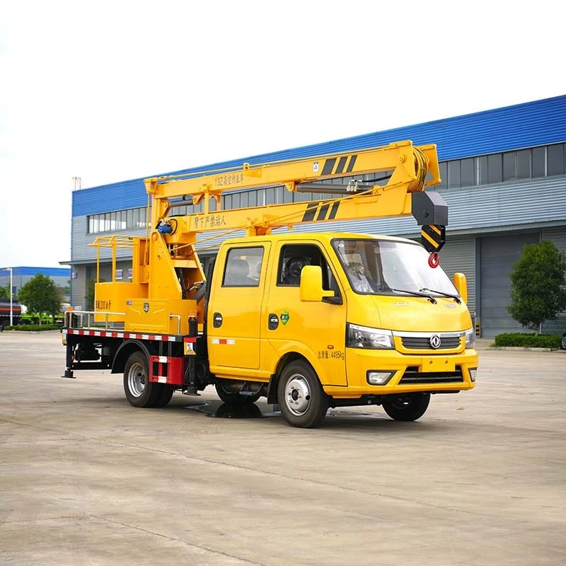 DongFeng 4x2 aerial working platform truck Oblique Front View 