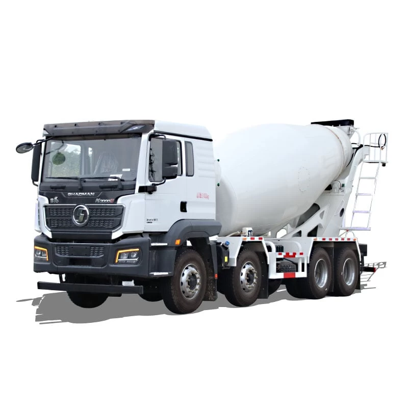 SHACMAN 8*4 8cbm full power take-off cement mixer truck Thumbnail