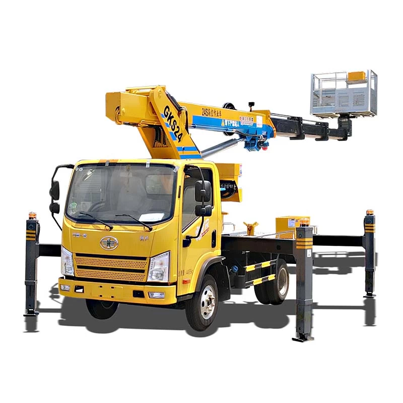 FAW 24m Telescopic boom aerial working truck Thumbnail