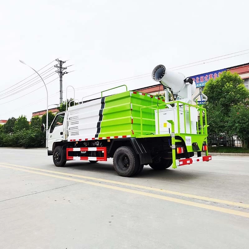 JMC 4*2 5tons spray truck sprinkler truck water tank truck Oblique Back Plot