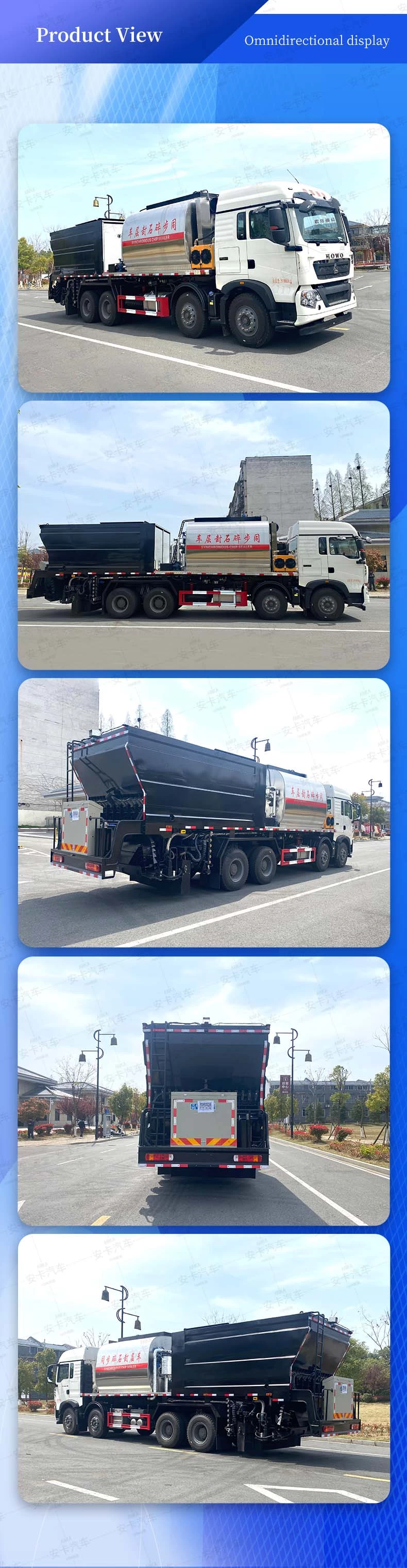  HOWO 6*4 high quality Synchronous gravel storage truck Product  Pictures